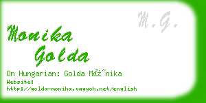 monika golda business card